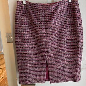 Boden wool pencil skirt with front split - Size 8